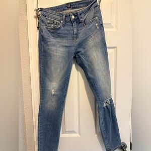 Gap curvy true skinny blue jeans
